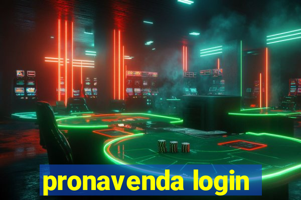 pronavenda login